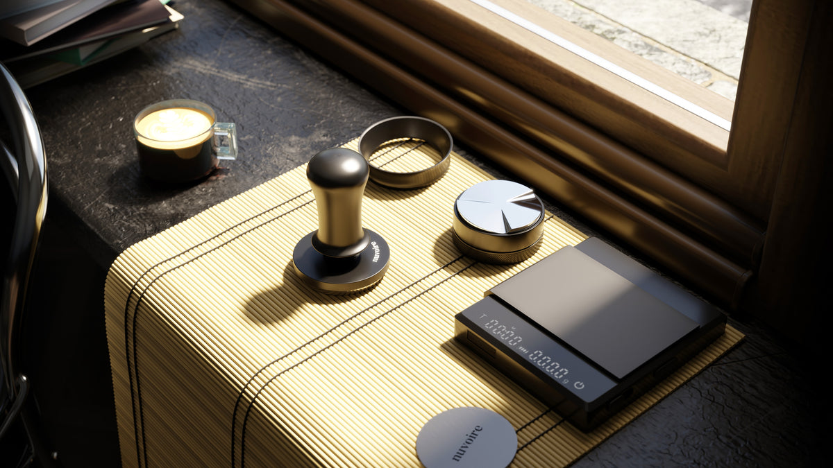 58mm Espresso Tamper | Auto-Level Precision Tamp | Nuvoire